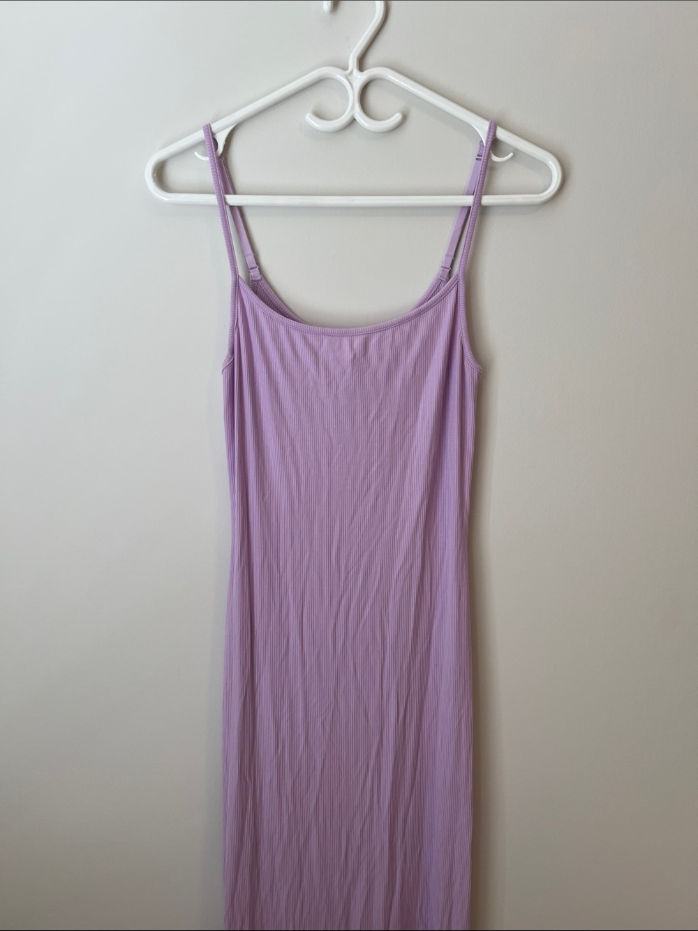 SKIMS Soft Lounge Rib Long Slip Dress – Sugar Plum